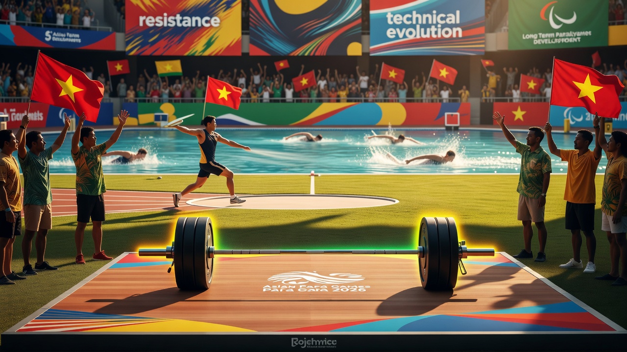 Vietnã Resiste no Segundo Dia dos Jogos Para-Asiáticos de 2026