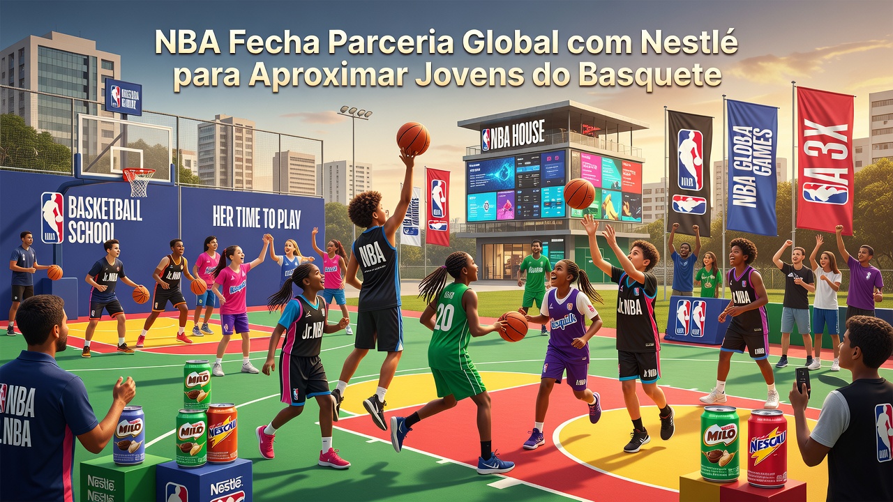 NBA Fecha Parceria Global com Nestlé para Aproximar Jovens do Basquete